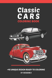 Classic Cars Coloring Book