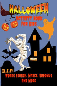 Halloween Activity Book For Kids
