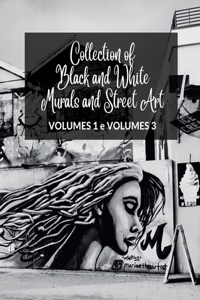 Collection of Black and White Murals and Street Art - Volumes 1 and 3: Two Photographic Books on Urban Art and Culture