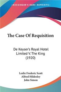 Case Of Requisition