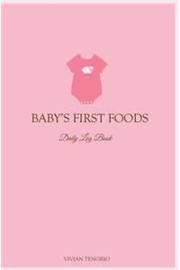 Baby's First Foods Daily Log Book