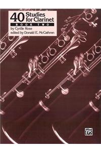 40 Studies for Clarinet, Book 2