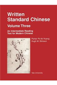 Written Standard Chinese, Volume Three