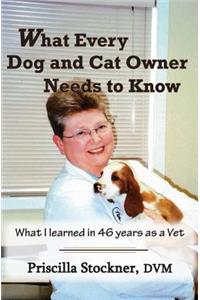 What Every Dog and Cat Owner Needs to Know