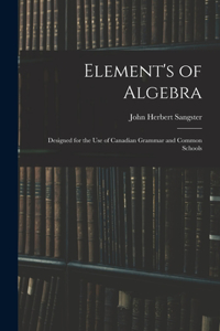 Element's of Algebra