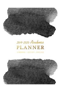 2019-2020 Academic Planner, 12 Months, July 2019 - June 2020, 52 Weekly Spreads