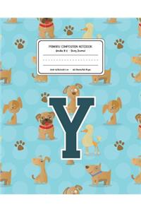 Primary Composition Notebook Grades K-2 Story Journal Y