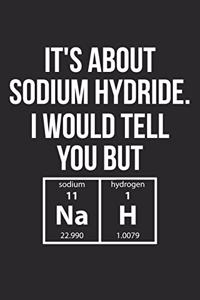 Science Puns Notebook - Sodium Hydride NaH Pun Funny Science Chemistry - Science Puns Journal