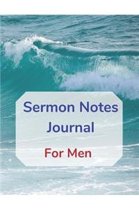 Sermon Notes Journal for Men