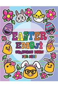 Easter Emoji Coloring Book for Kids