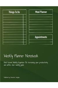 Weekly Planner Notebook