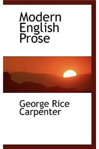 Modern English Prose