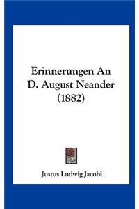 Erinnerungen an D. August Neander (1882)
