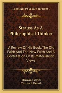 Strauss As A Philosophical Thinker