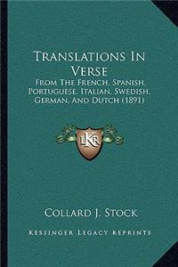 Translations In Verse