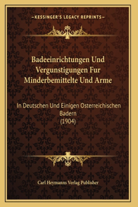 Badeeinrichtungen Und Vergunstigungen Fur Minderbemittelte Und Arme