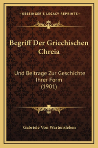 Begriff Der Griechischen Chreia