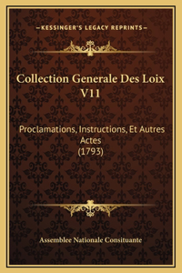 Collection Generale Des Loix V11