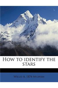 How to Identify the Stars