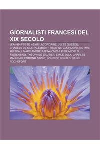Giornalisti Francesi del XIX Secolo