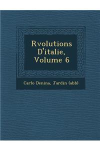 R Volutions D'Italie, Volume 6