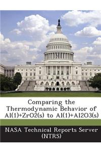 Comparing the Thermodynamic Behavior of Al(1)+Zro2(s) to Al(1)+Al2o3(s)