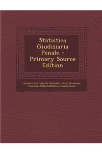 Statistica Giudiziaria Penale