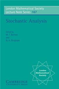 Stochastic Analysis