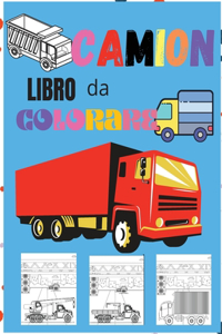 Camion Libro da Colorare