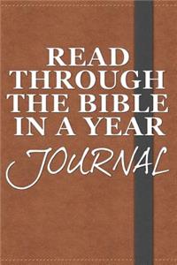 Read Through the Bible in a Year Journal