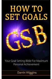 How To Set Goals