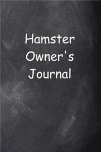 Hamster Owner's Journal Chalkboard Design