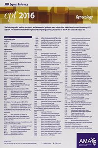 CPT 2016 Express Reference Coding Card Gynecology