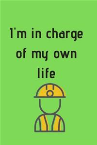 I'm in charge of my own life