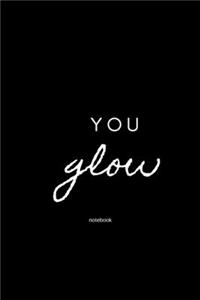 you glow notebook