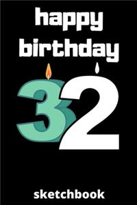 Happy birthday sketchbook