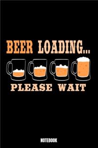 Beer Loading Please Wait Notebook