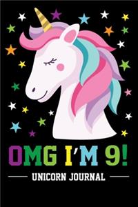 OMG I'm 9! Unicorn Journal