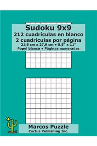 Sudoku 9x9 - 212 cuadrículas en blanco