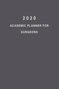 2020 Academic Planner For Surgeons