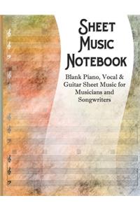 Sheet Music Notebook