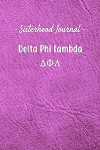 Sisterhood Journal Delta Phi Lambda
