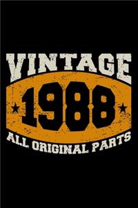 Vintage 1988 All Original Parts