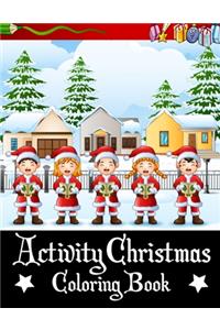 Activity Christmas Coloring Book