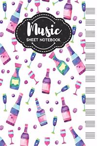 Music Sheet Notebook