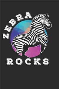 Zebra Notizbuch: Zebra Notizbuch die Perfekte Geschenkidee für Tierliebhaber und Zebra Freunde. Das Taschenbuch hat 120 weiße Seiten mit Punktraster die dich beim Sc