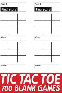 Tic Tac Toe 700 Blank Games