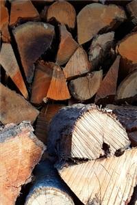 2020 Weekly Planner Sunlight Shadows Woodpile 134 Pages