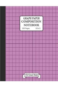 Graph paper composition notebook