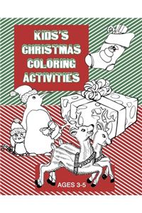 Kids Christmas Coloring Activities Ages 3-5